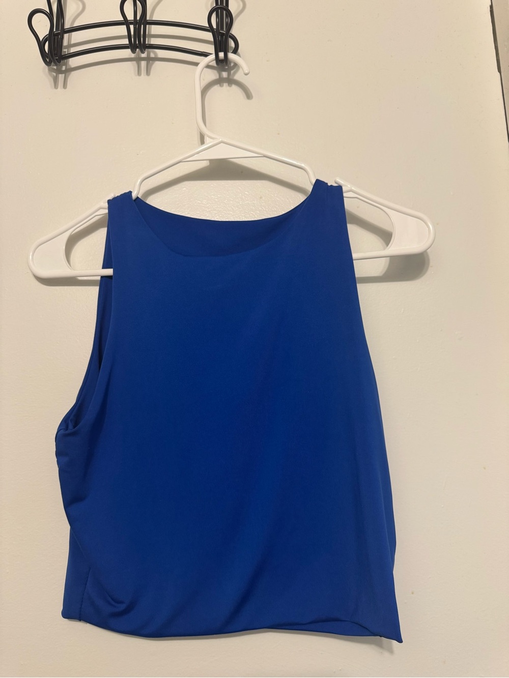 Blue Sleeveless Women's Top - Classic Scoop Neck